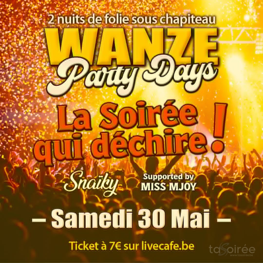 Affiche de la soirée La Soirée qui Déchire à Wanze