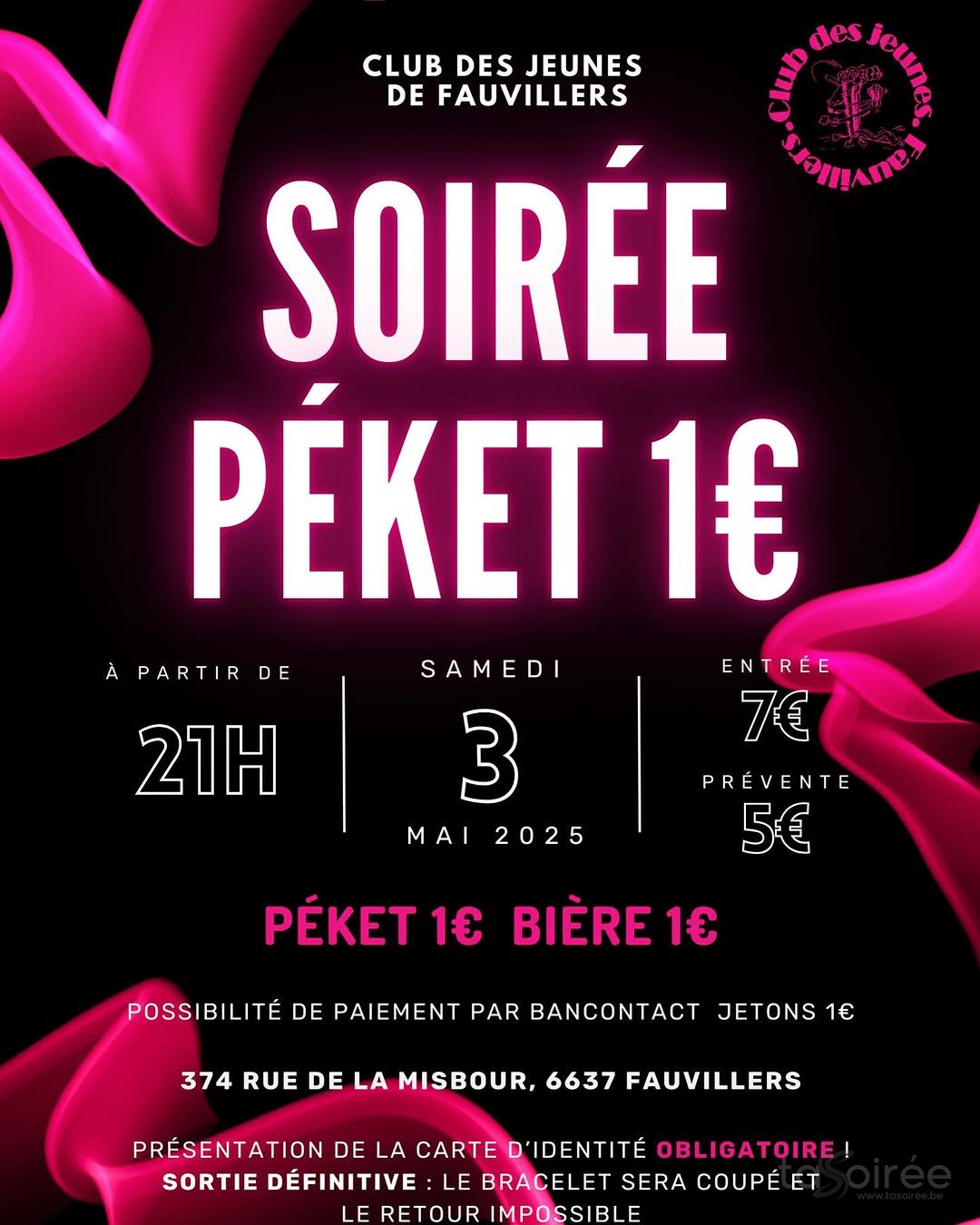 Affiche de l'événement Soirée Péket 