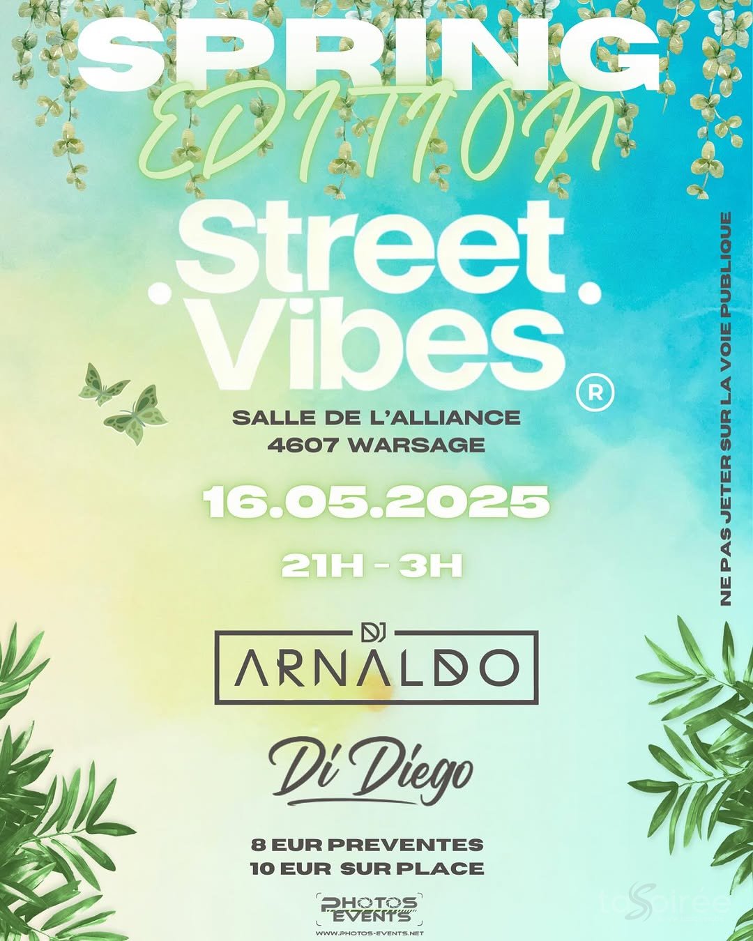 Affiche de l'événement Street Vibes - Spring Edition