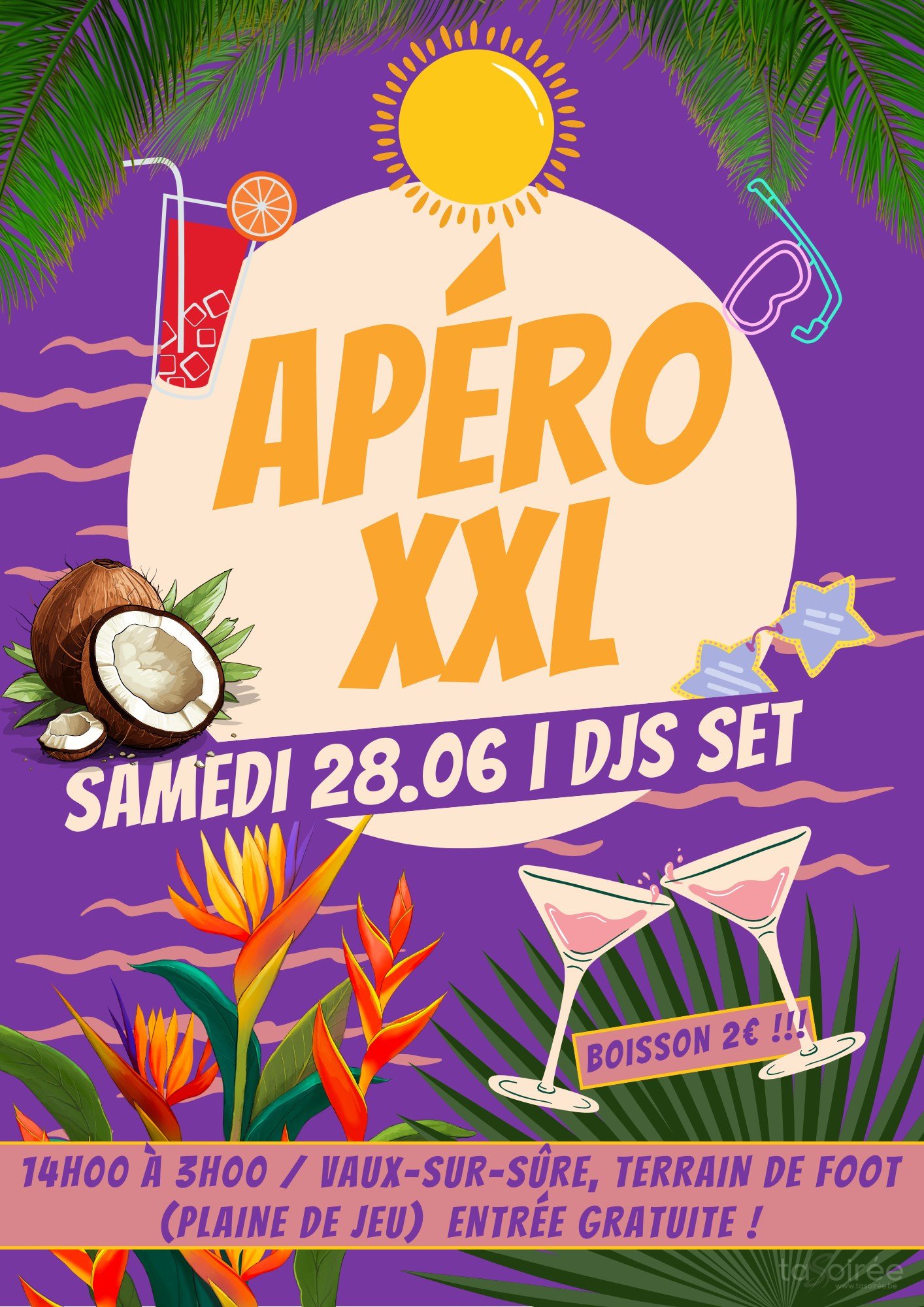 Affiche de l'événement Apéro XXL (Open Air)