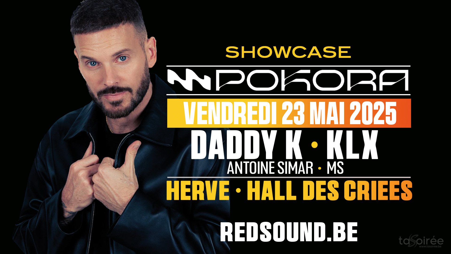 Affiche de l'événement M. Pokora en showcase