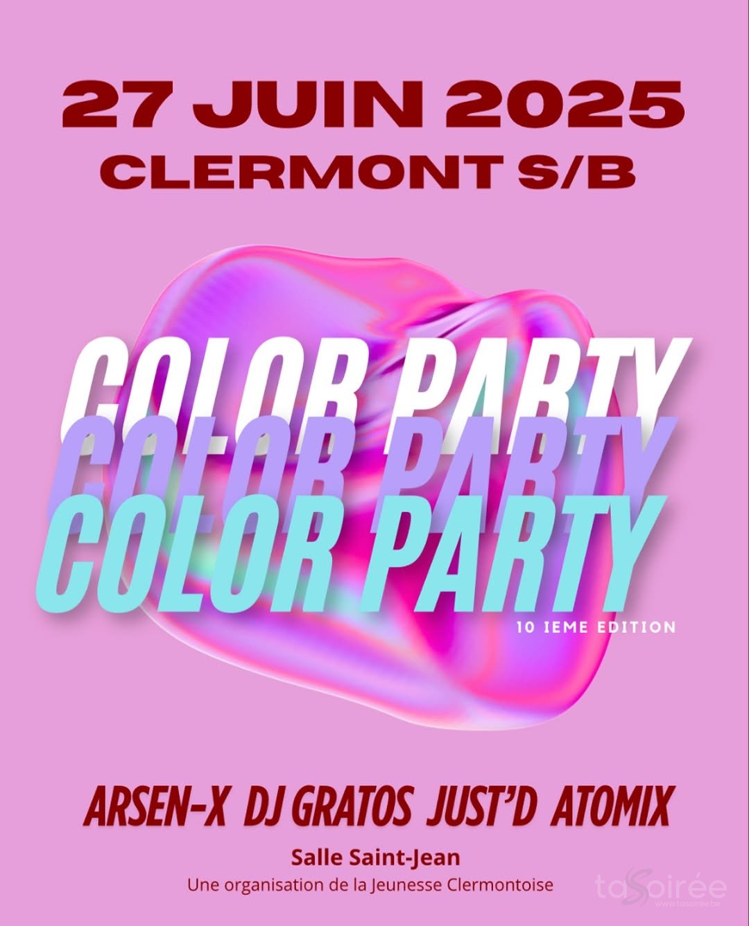 Affiche de l'événement Color Party 10.0