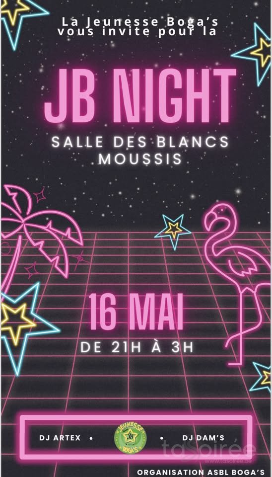 Affiche de l'événement JB Night 2ème édition