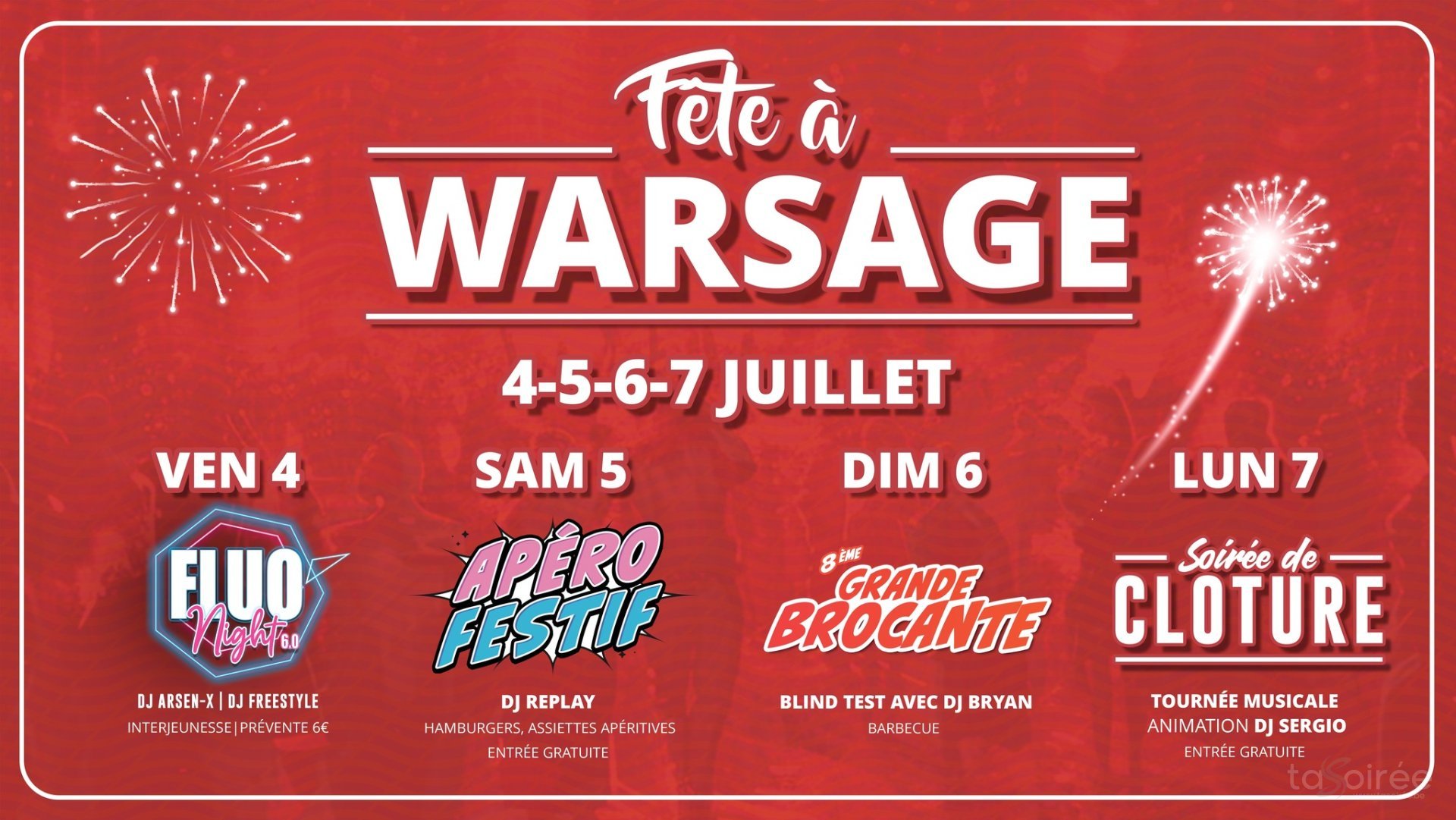 Affiche de l'événement Fête à Warsage