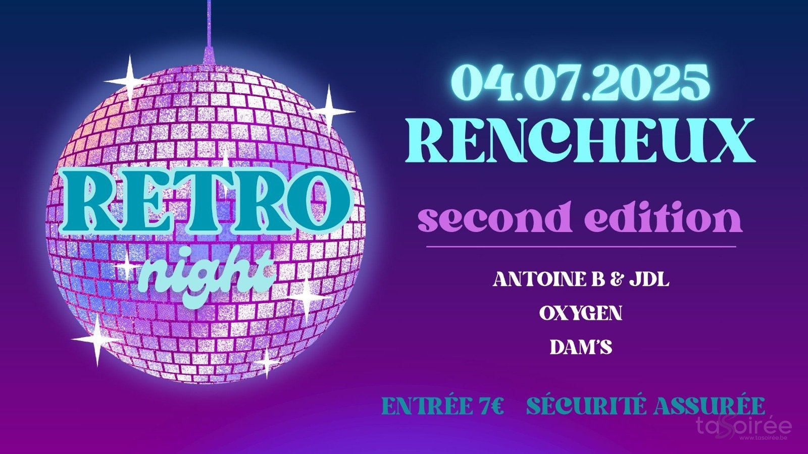 Affiche de l'événement Retro Night