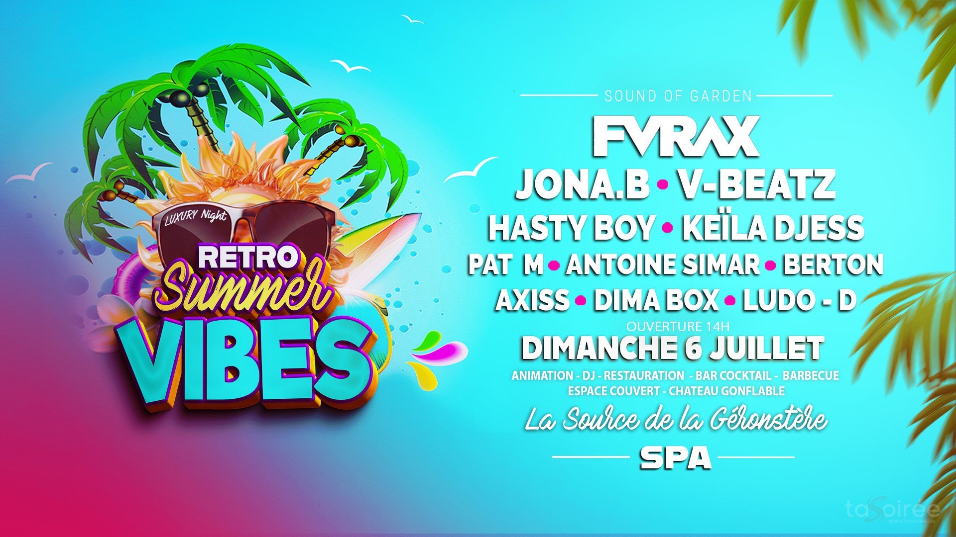 Affiche de l'événement Retro Summer Vibes