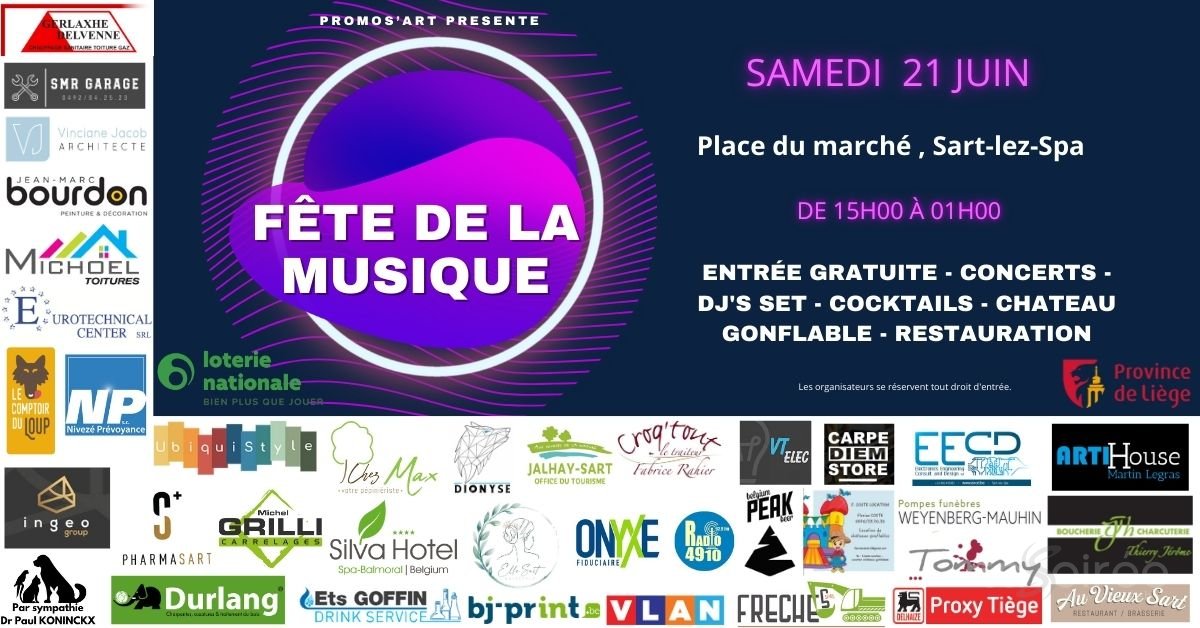 Affiche de l'événement Fête de la musique