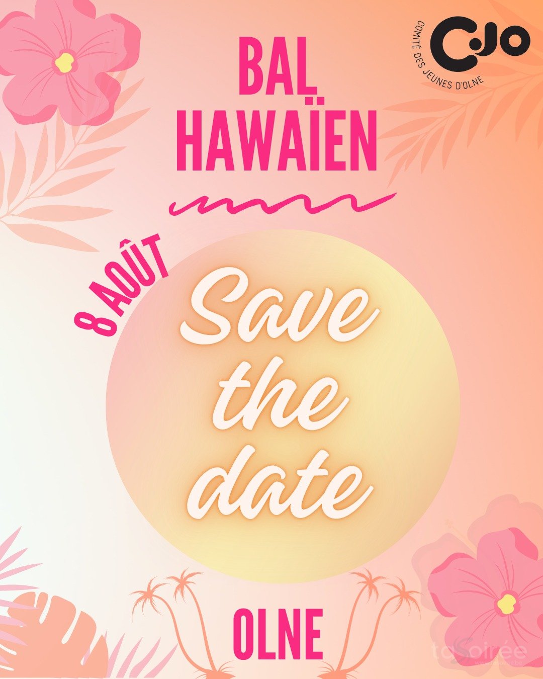 Affiche de l'événement Bal Hawaïen