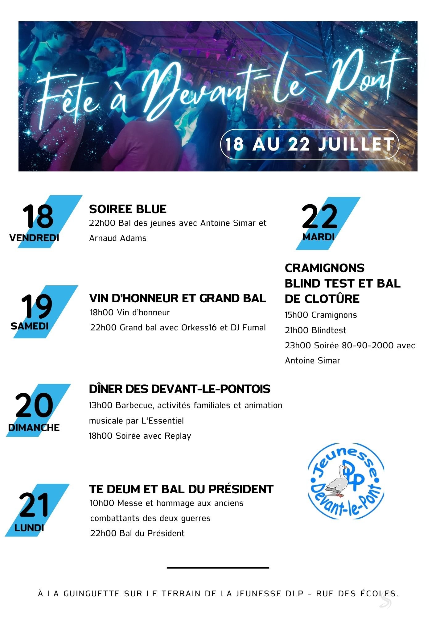 Affiche de l'événement Devant-le-Pont en fête
