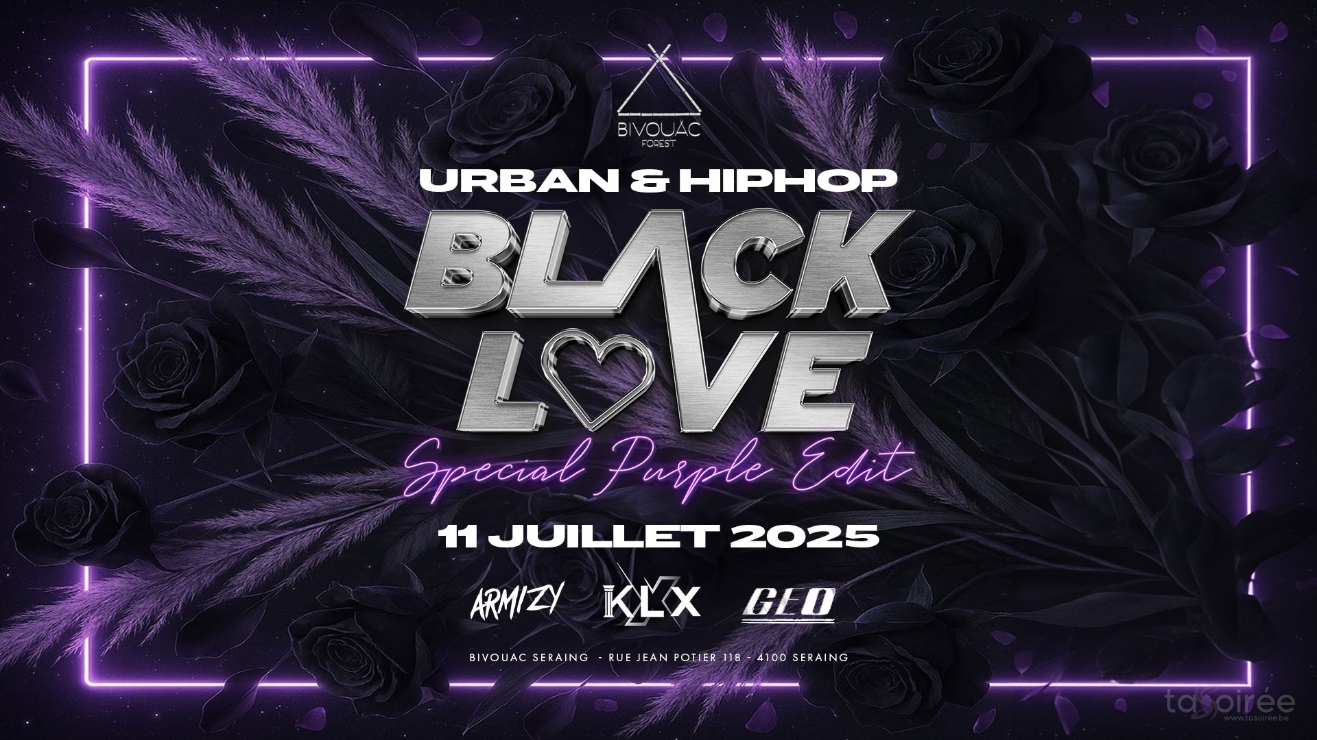 Affiche de l'événement Black Love "Special Purple Edit"