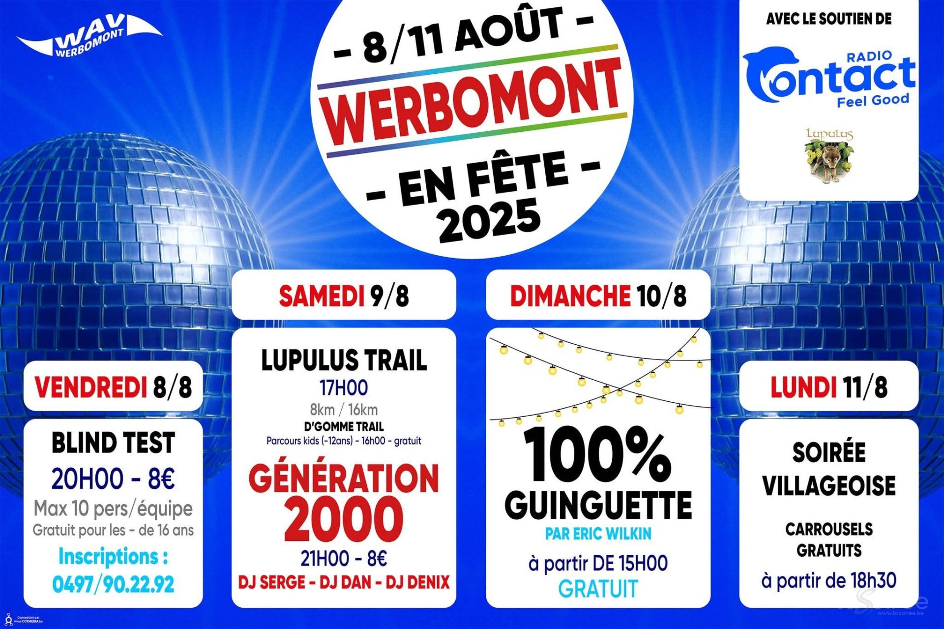 Affiche de l'événement Werbomont en fête