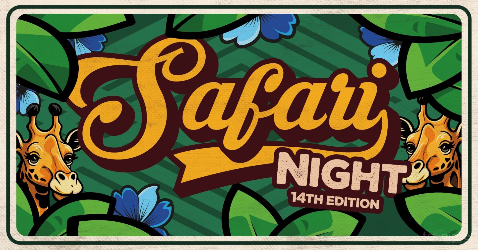 Affiche de l'événement Safari Night 14th edition