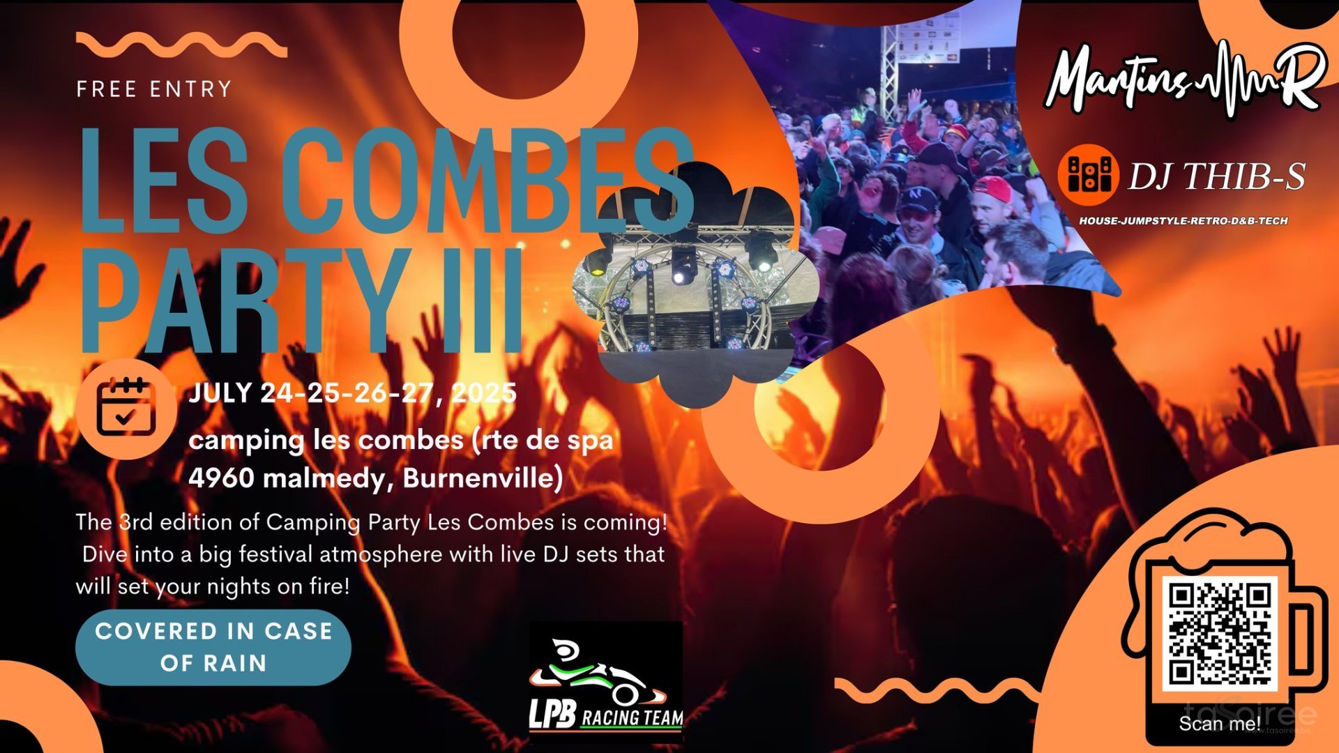 Affiche de l'événement Camping Party III