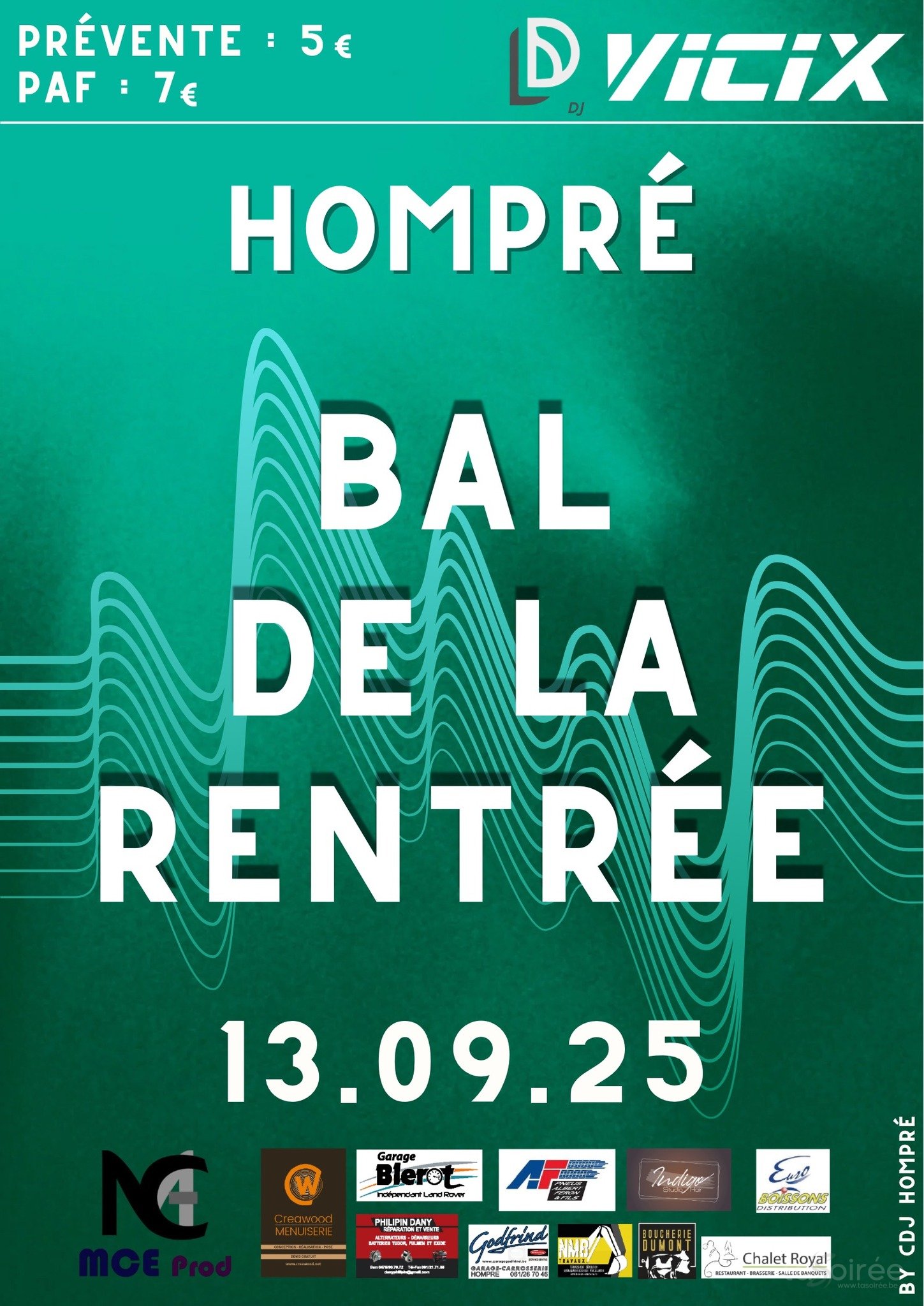 Affiche de l'événement Bal de la rentrée