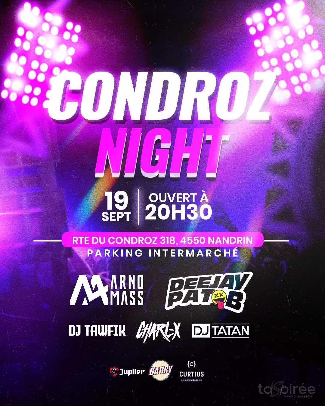 Affiche de l'événement Condroz Night