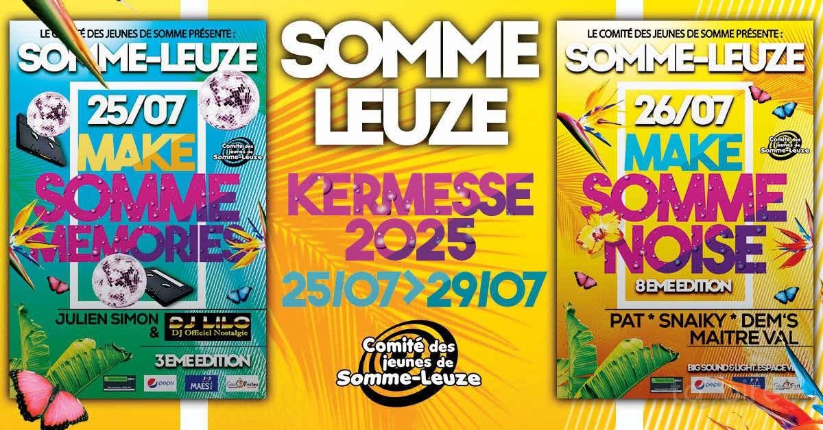 Affiche de l'événement Somme-Leuze Kermesse