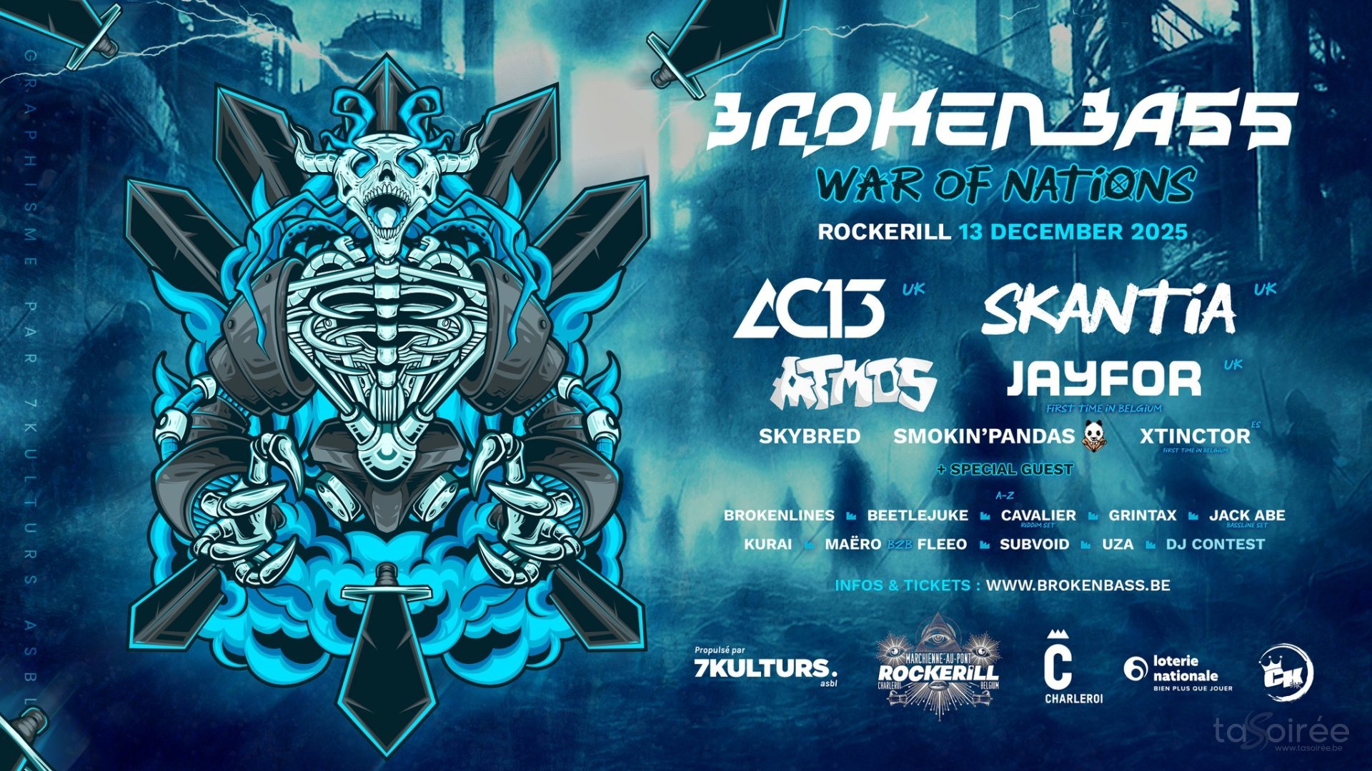 Affiche de l'événement Broken'bass - War of nations