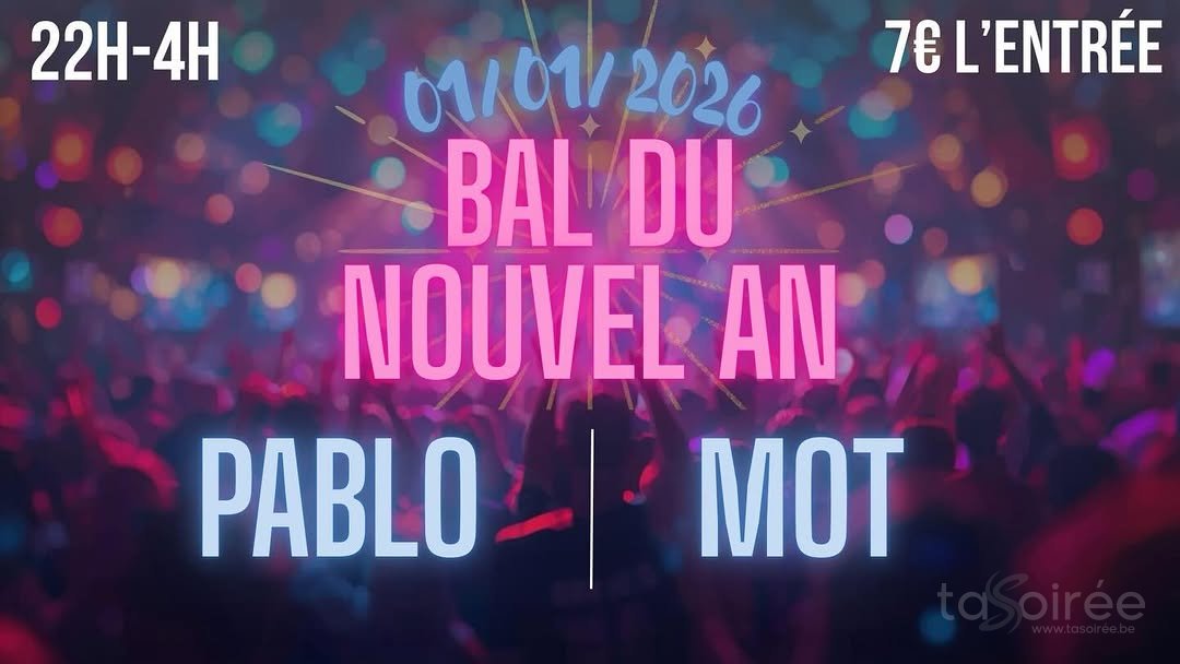 Affiche de la soirée Bal du nouvel an 2026 à Heyd
