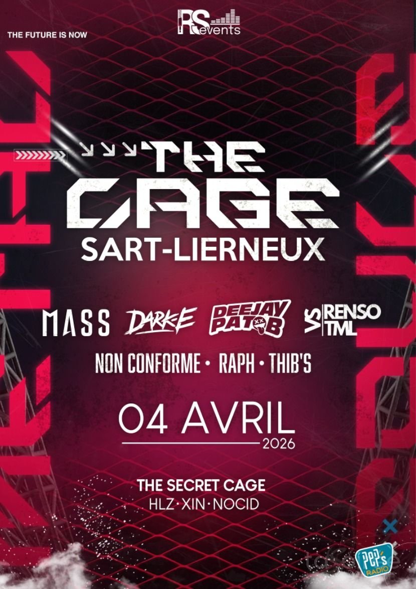 Affiche de la soirée The cage à Lierneux