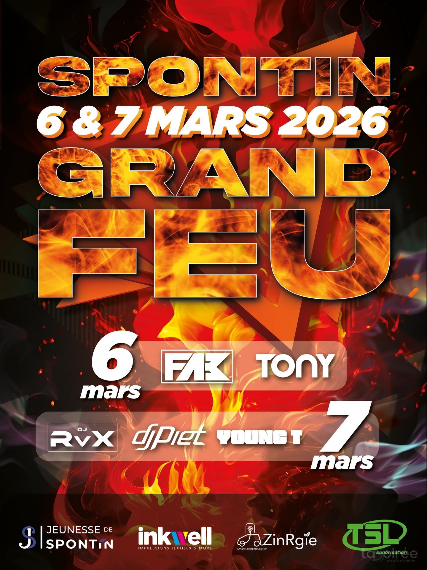 Affiche de la soirée Grand feu de Spontin à Spontin (Yvoir)