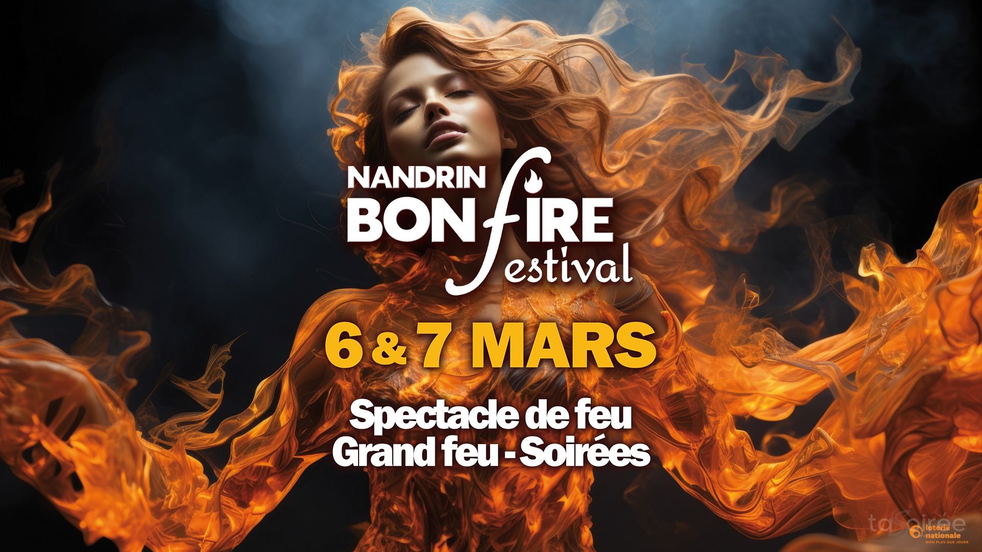 Affiche de la soirée Open fire party (Bonfire Festival) à Nandrin
