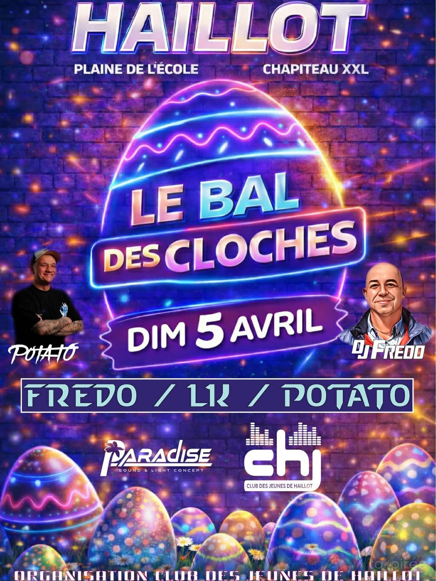 Affiche de la soirée Le bal des cloches à Haillot