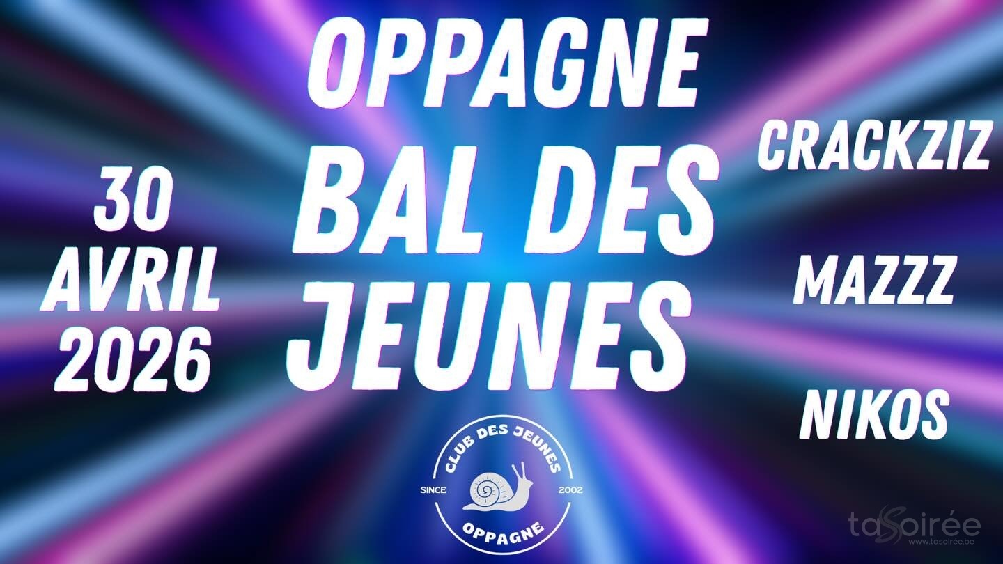 Affiche de la soirée Bal des jeunes à Durbuy