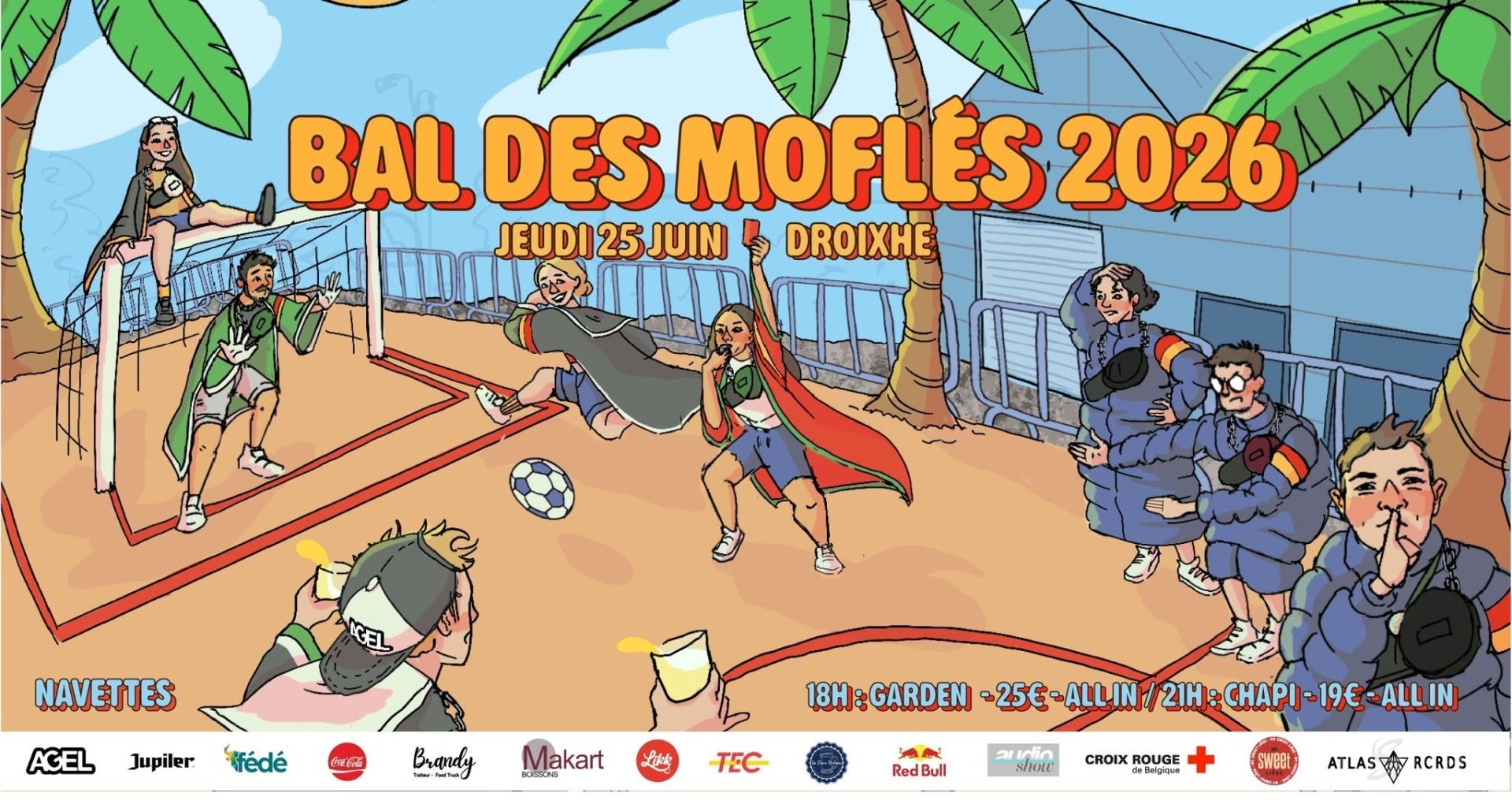 Affiche de la soirée