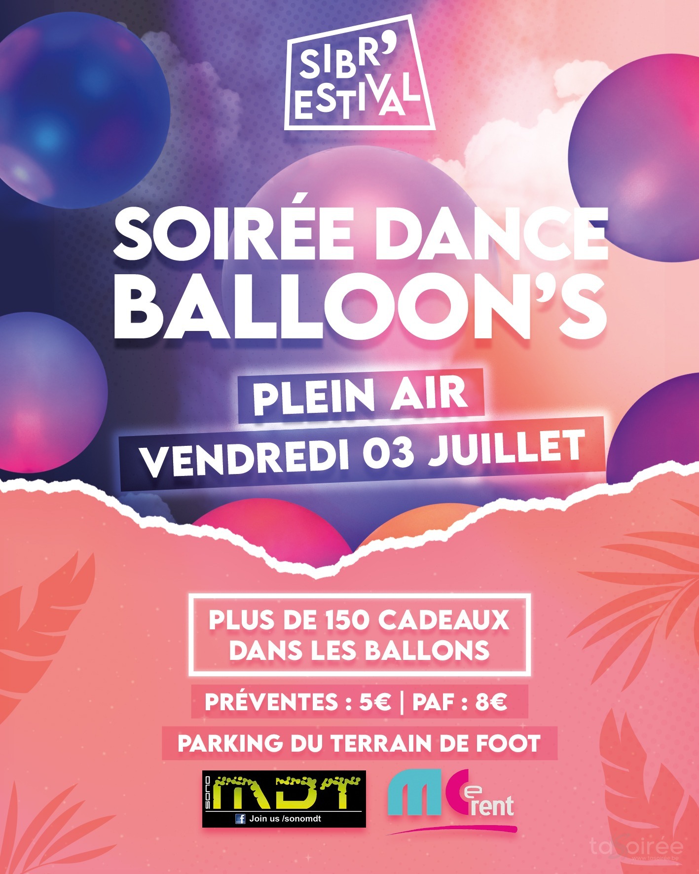 Affiche de la soirée