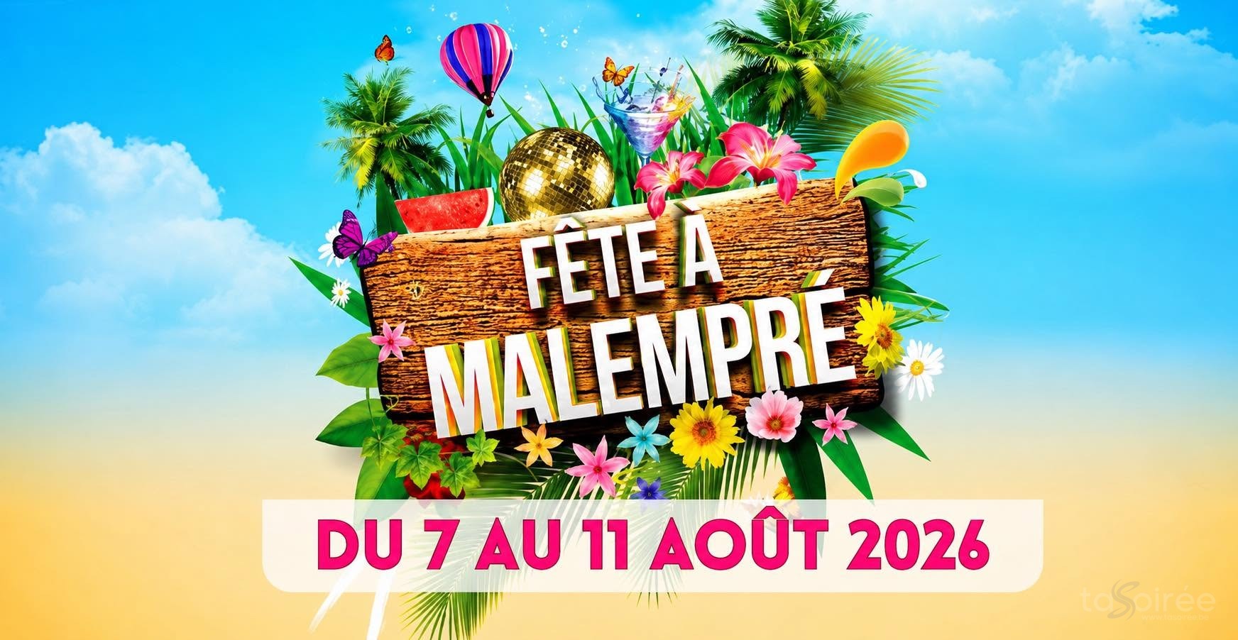 Affiche de la soirée