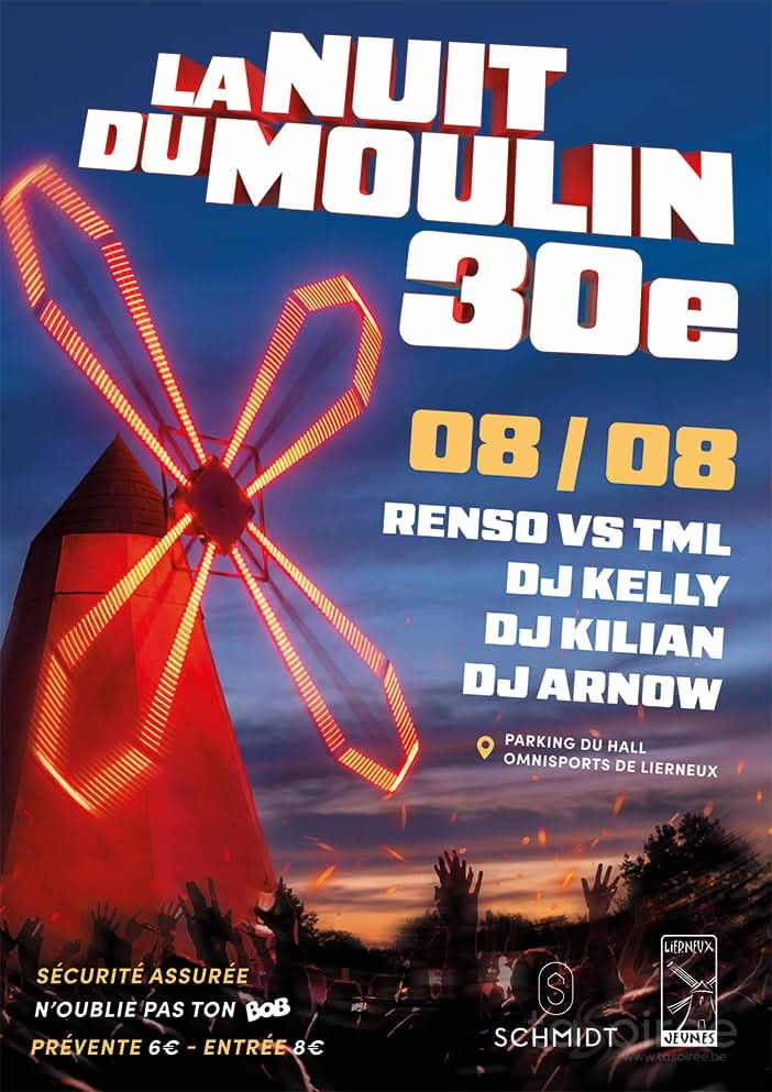 Affiche de la soirée