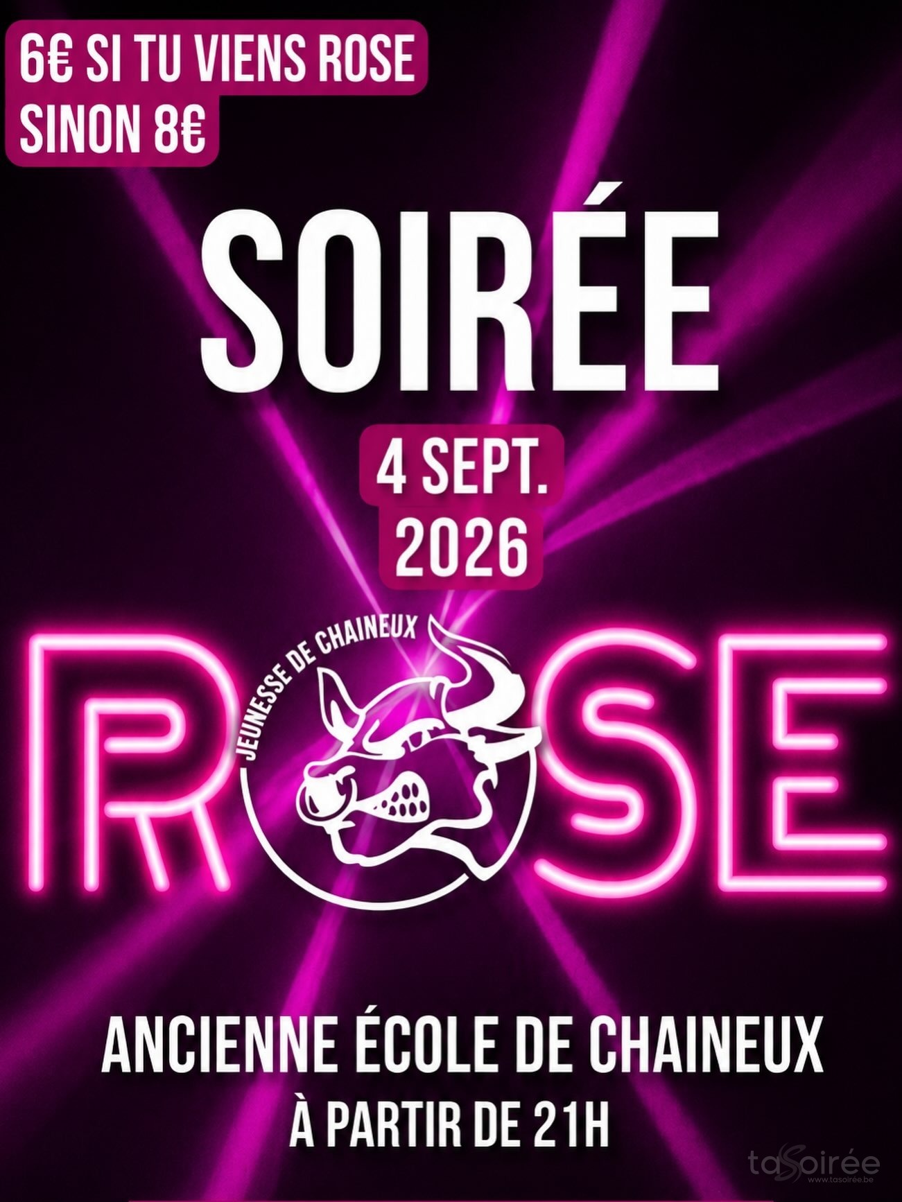 Affiche de la soirée