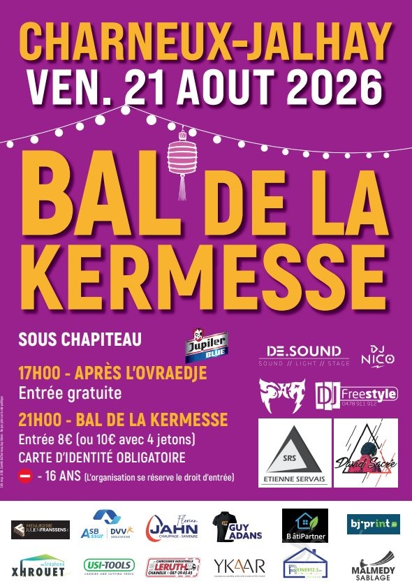 Affiche de la soirée