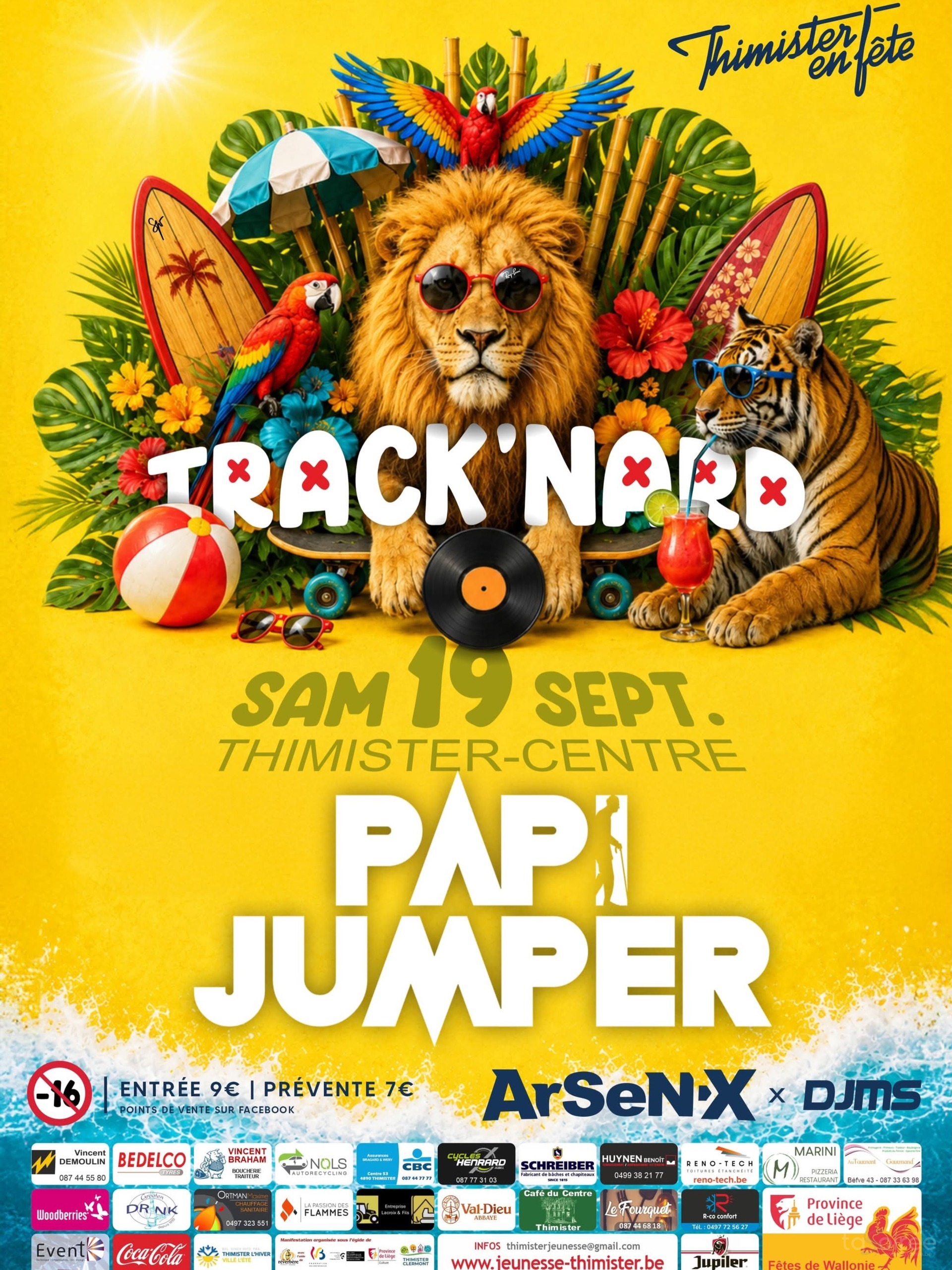 Affiche de la soirée