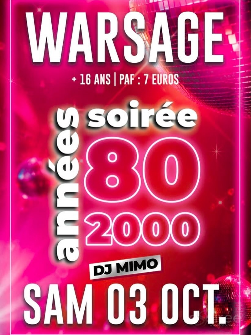 Affiche de la soirée