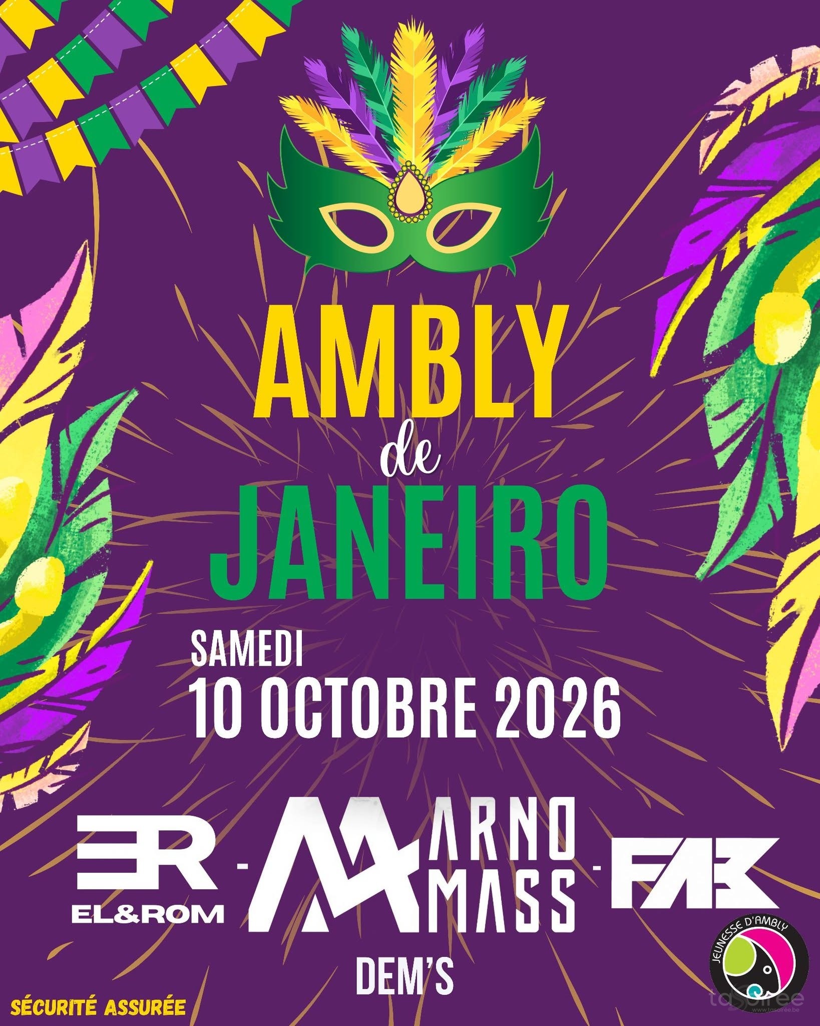 Affiche de la soirée