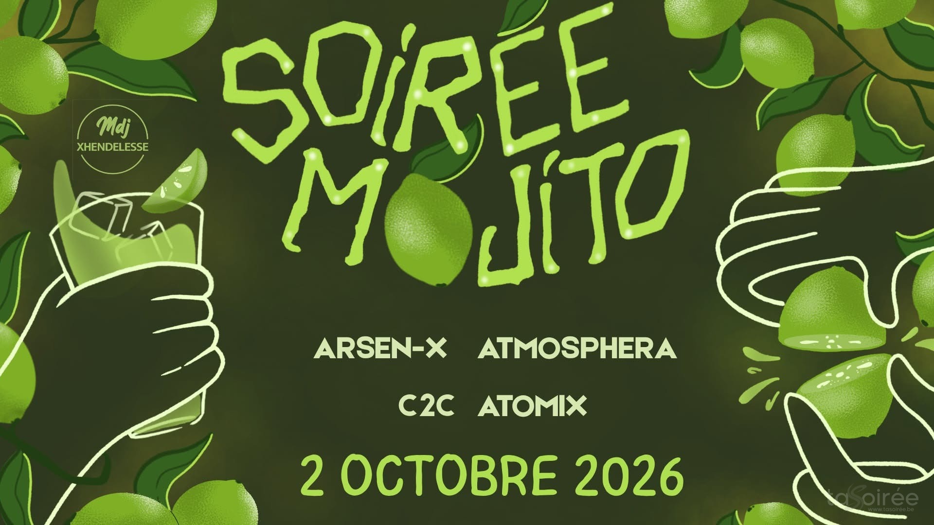 Affiche de la soirée