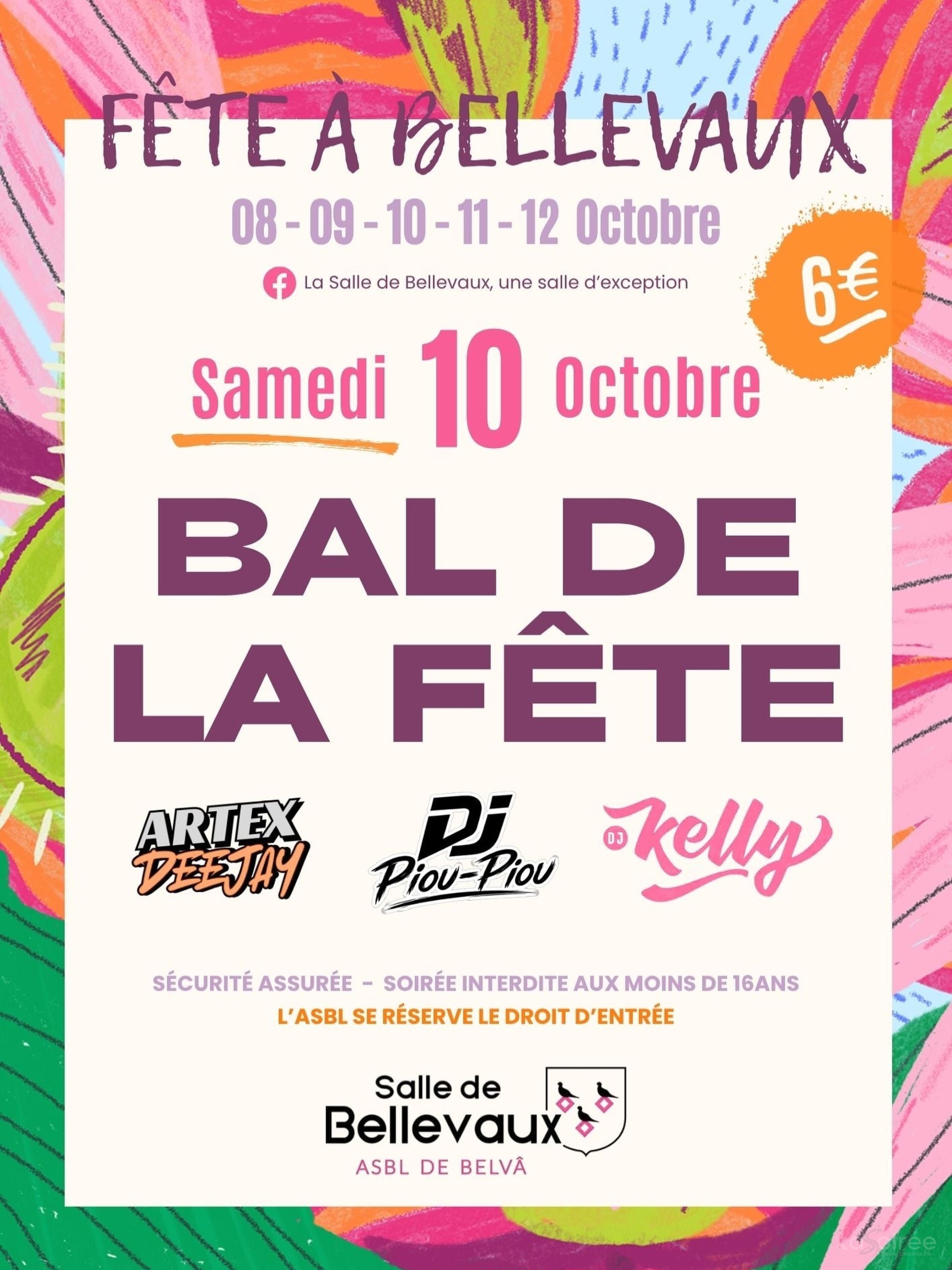 Affiche de la soirée