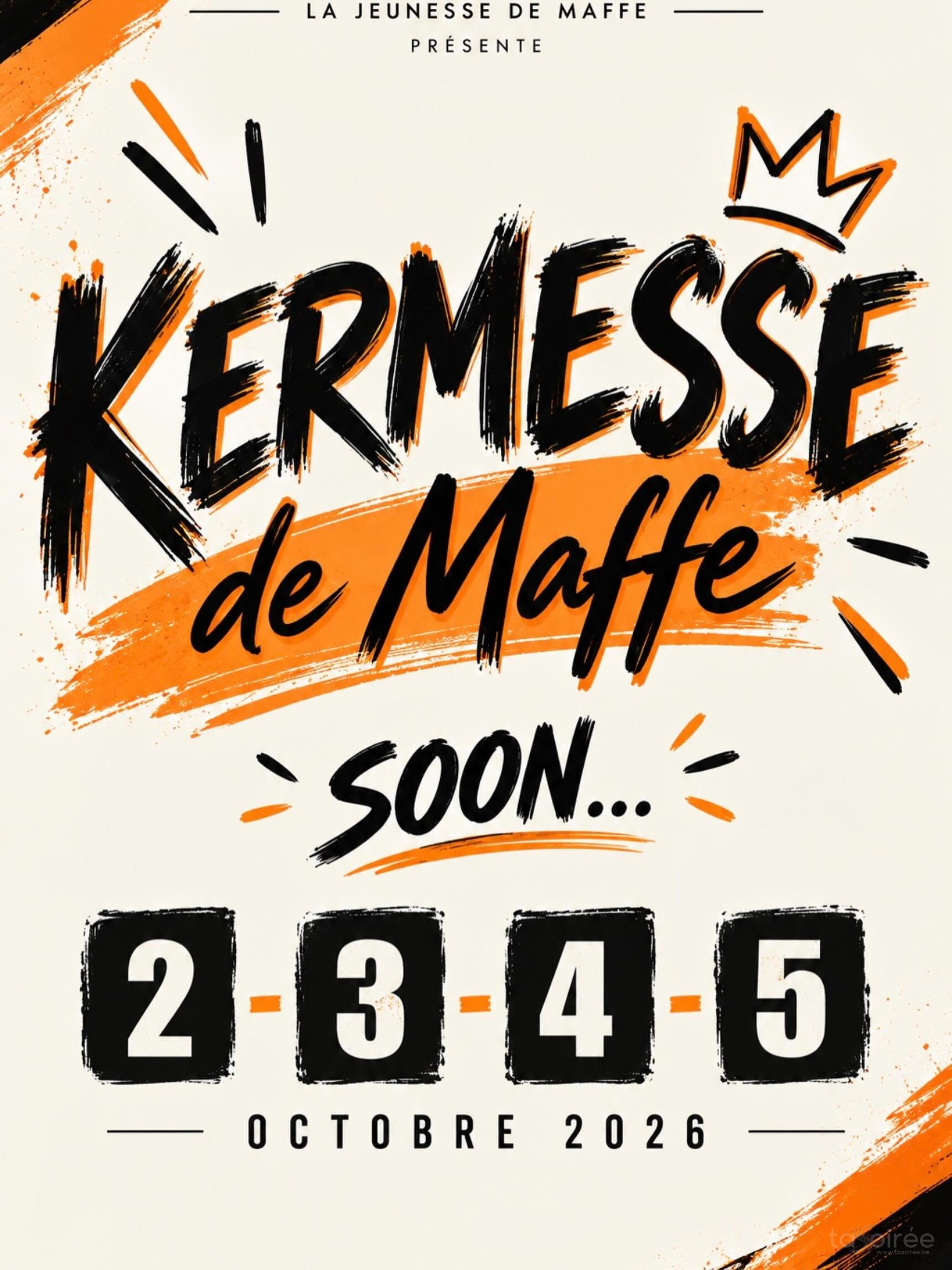 Affiche de la soirée