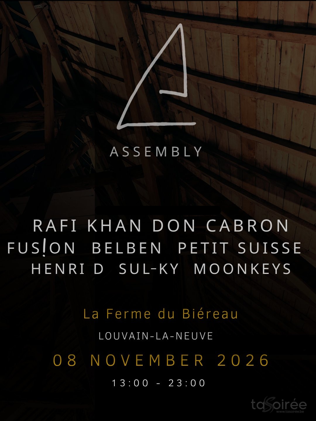 Affiche de la soirée