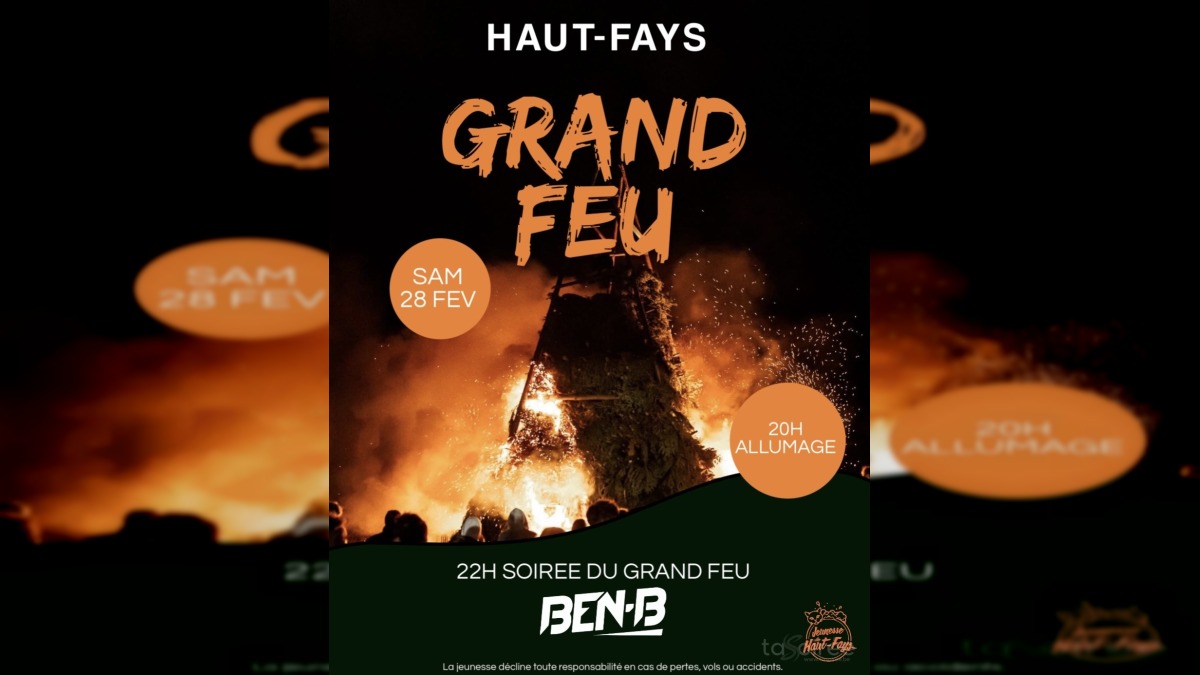 Grand feu de Haut-Fays