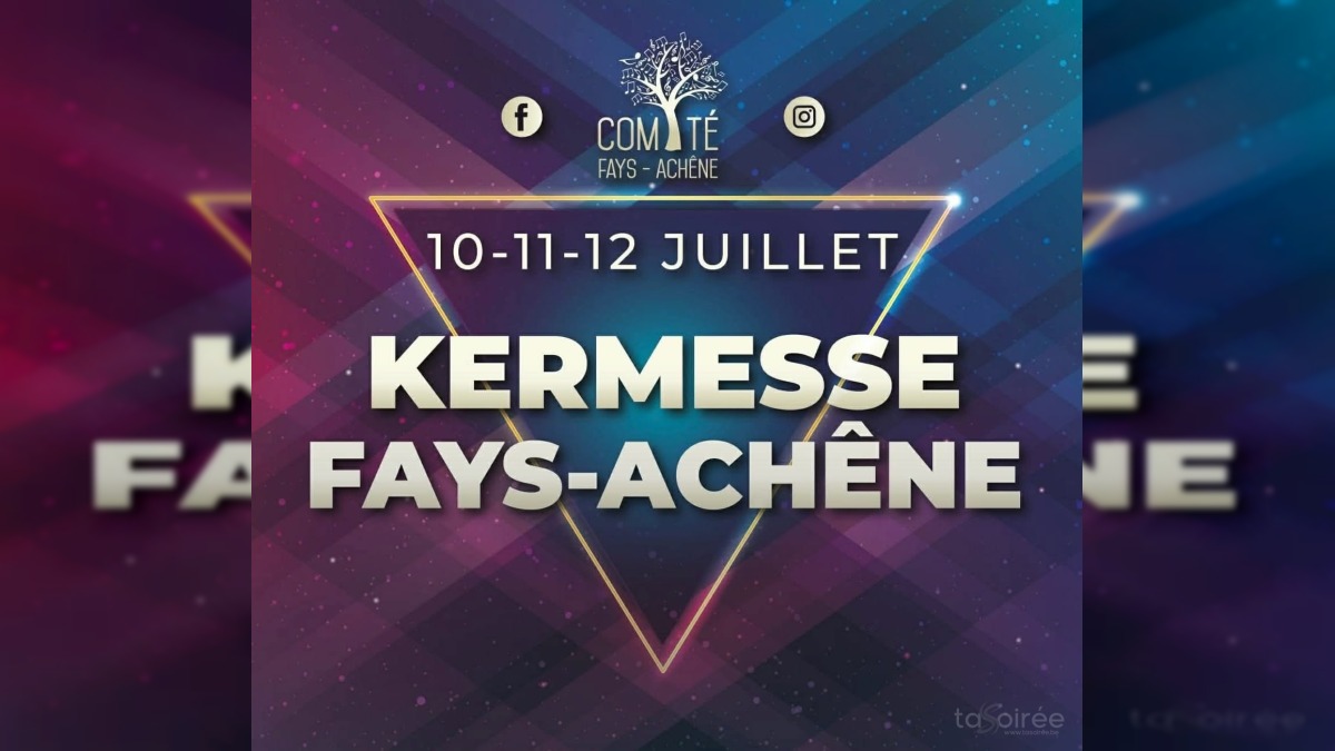 Kermesse Fays Achêne 2026