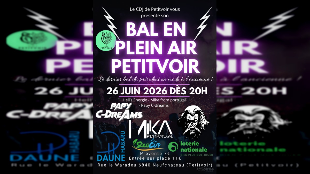 Bal en plein air 2026