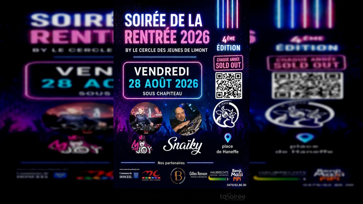 Soirée de la rentrée 2026