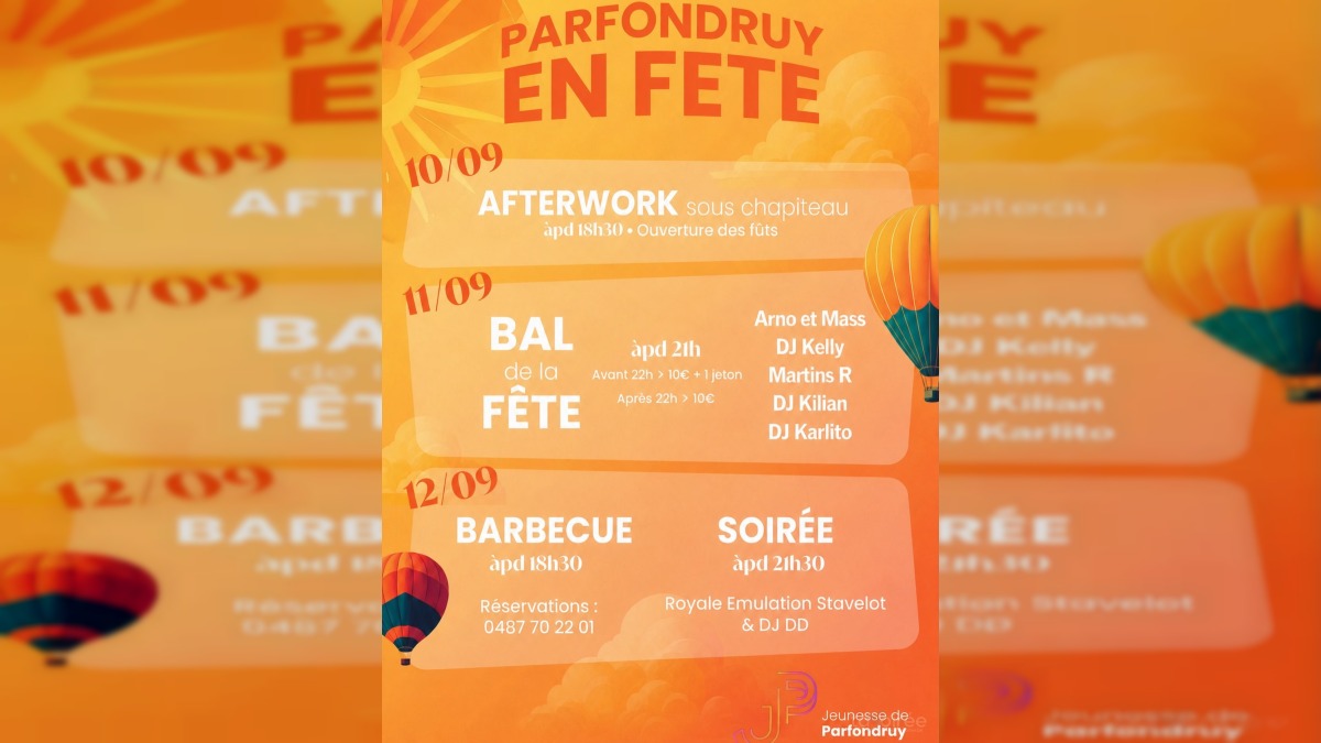 Parfondruy en fête