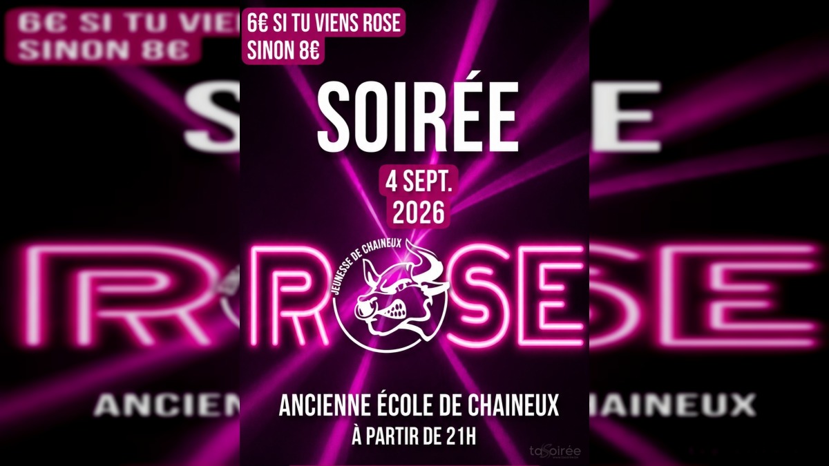 Soirée rose