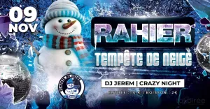 Affiche recto de l'événement : Tempête de neige