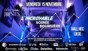 Affiche recto de l'événement : L'incroyable soirée boursière