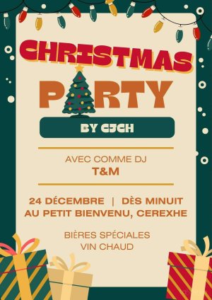 Affiche recto de l'événement : Christmas Party - CJCH