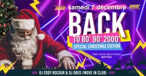 Affiche recto de l'événement : Back to 80' / 90's & 2000